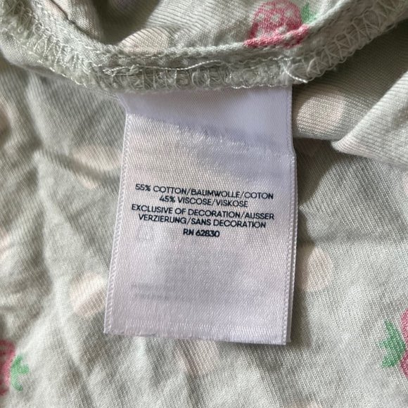 Lands’ End Girl’s Strawberry Floral Stretchy Ruffle Smocked Dress Size 10 - Picture 5 of 5